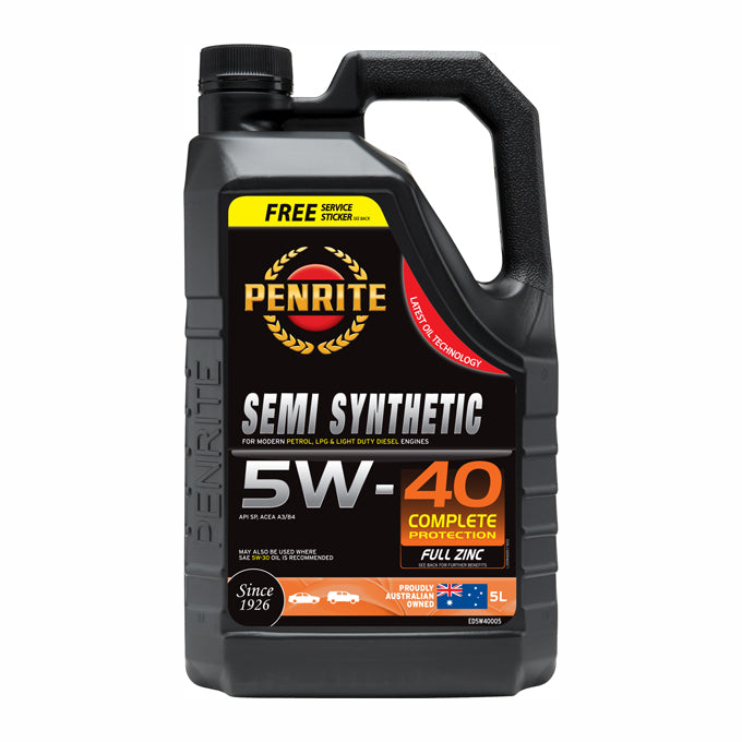 Penrite Semi Synthetic 5W-40 5L - ED5W40005