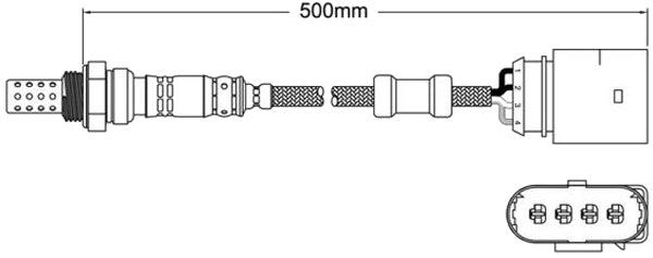 PAT Exhaust Gas Oxygen Sensor EGO-205