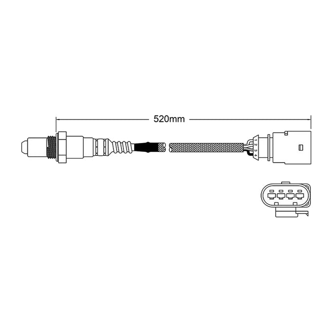 PAT Exhaust Gas Oxygen Sensor EGO-846