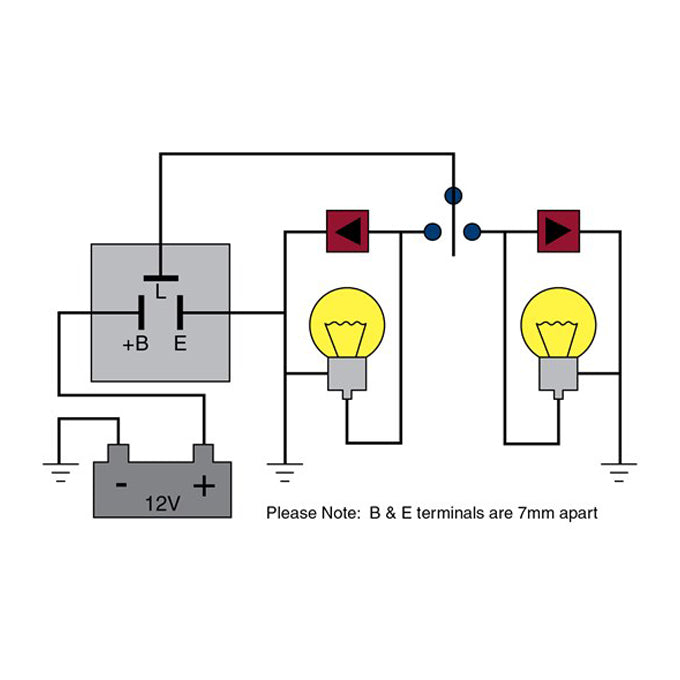 Tridon Electronic Flasher EP32 diagram