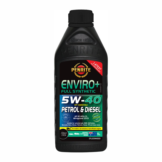 Penrite Enviro+  Full Synthetic 5W-40 1L - EPLUS5W40001