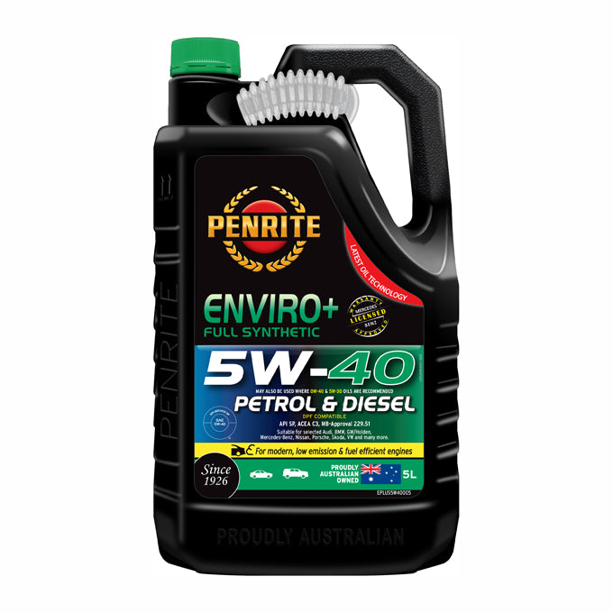 Penrite Enviro+  Full Synthetic 5W-40 5L - EPLUS5W40005