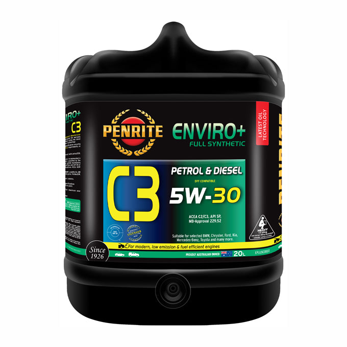 Penrite Enviro+ C3 Full Synthetic 5W-30 20L - EPLUSC3020