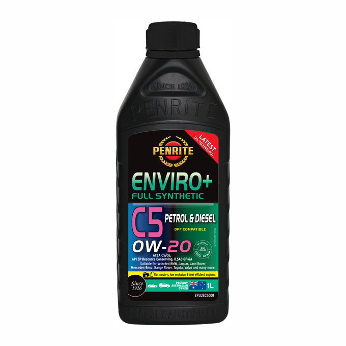 Penrite Enviro+ C5 Full Synthetic 0W-20 1L - EPLUSC5001