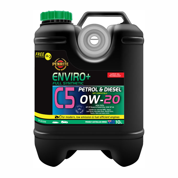 Penrite Enviro+ C5 Full Synthetic 0W-20 10L - EPLUSC5010