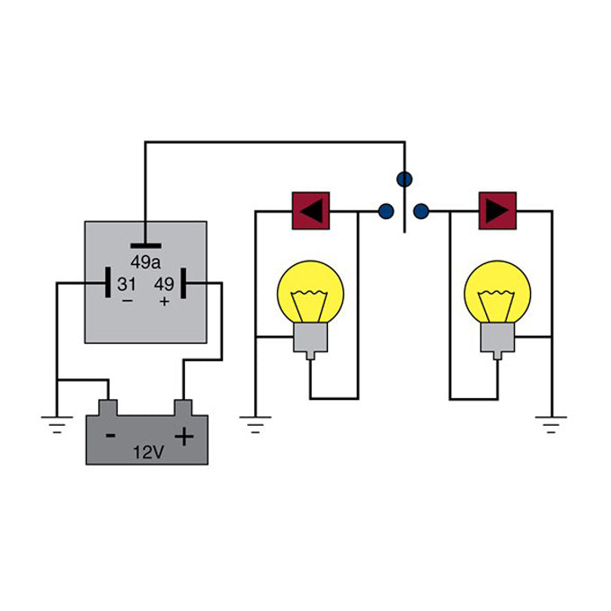Tridon Electronic Flasher FET13 diagram