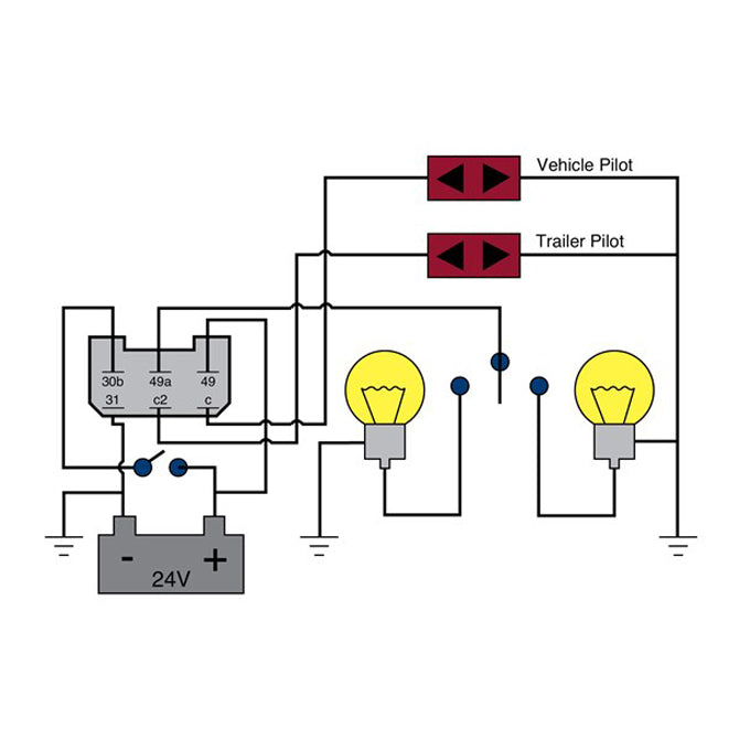 Tridon Electronic Flasher FET20 diagram