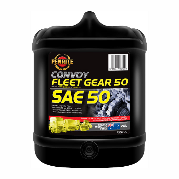 Penrite Convoy Fleet Gear 50 SAE 50 20L - FG50020