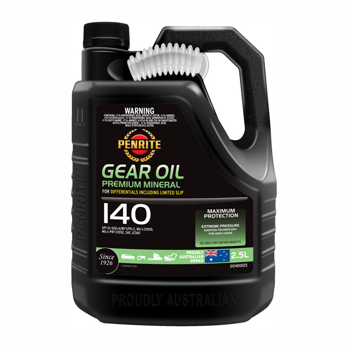 Penrite Gear Oil 140 Mineral 2.5L - GO1400025