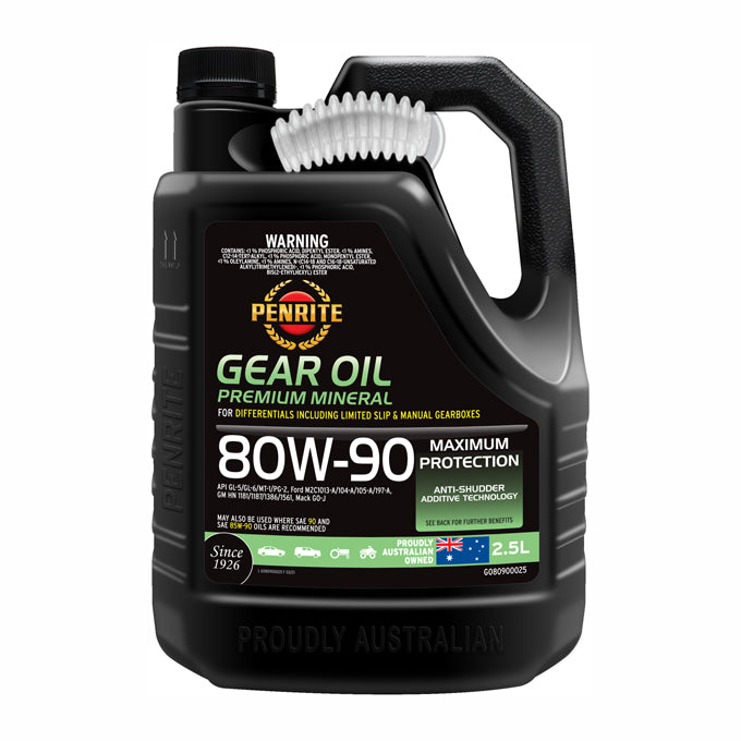 Penrite Gear Oil Mineral 80W-90 2.5L - GO80900025