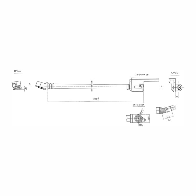 Protex Brake Hose H1048