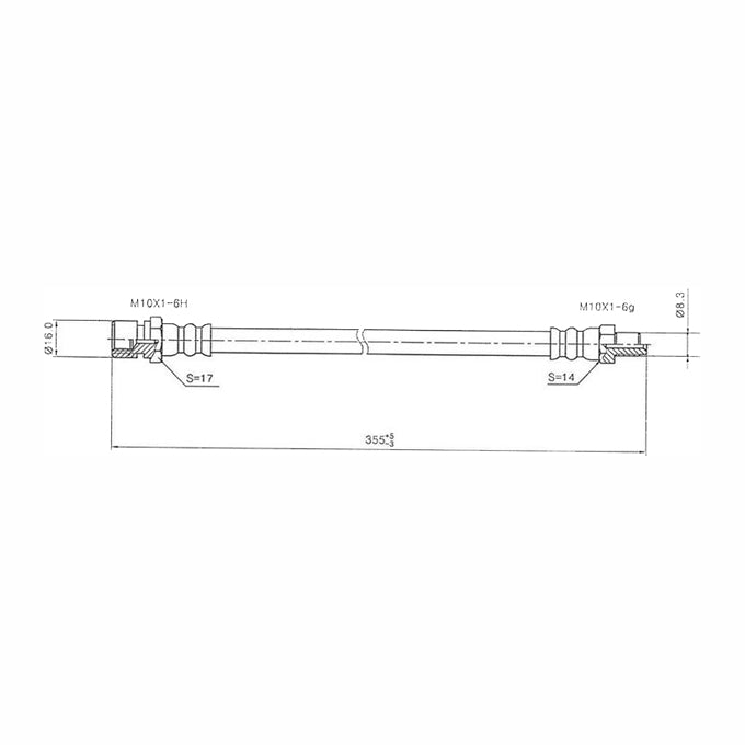 Protex Brake Hose H1134