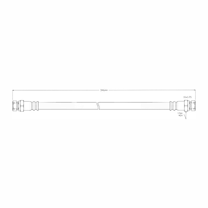 Protex Brake Hose H1199