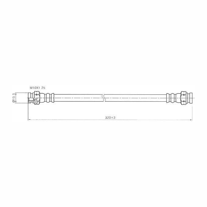 Protex Brake Hose H1305
