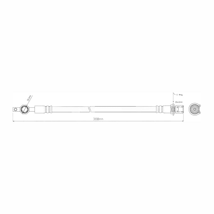 Protex Brake Hose H1397