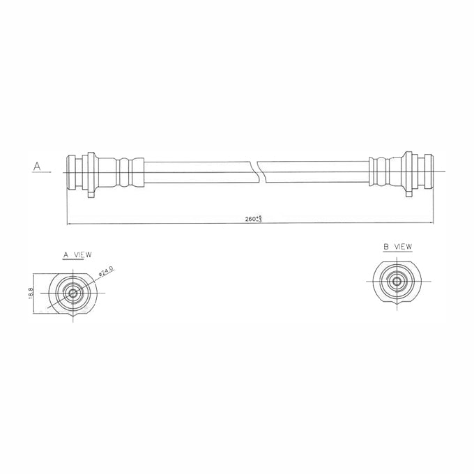 Protex Brake Hose H1516