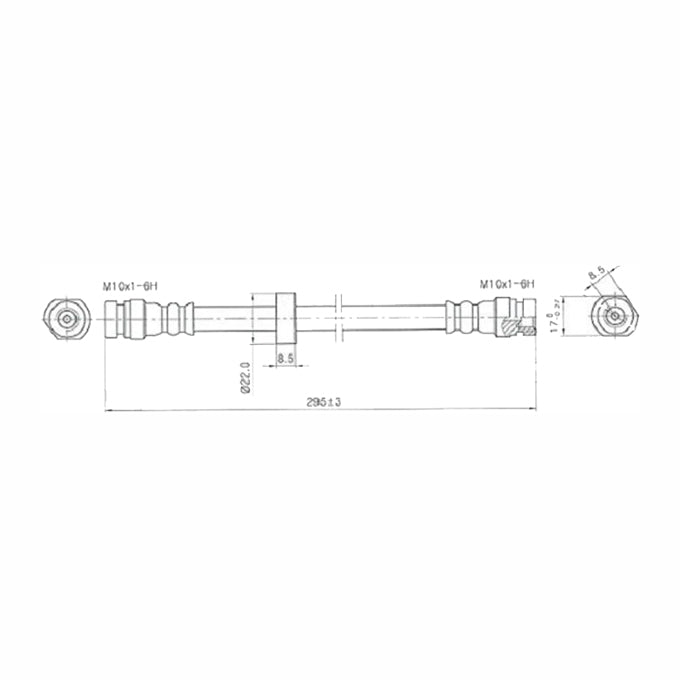 Protex Brake Hose H1601