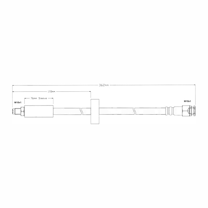 Protex Brake Hose H1665