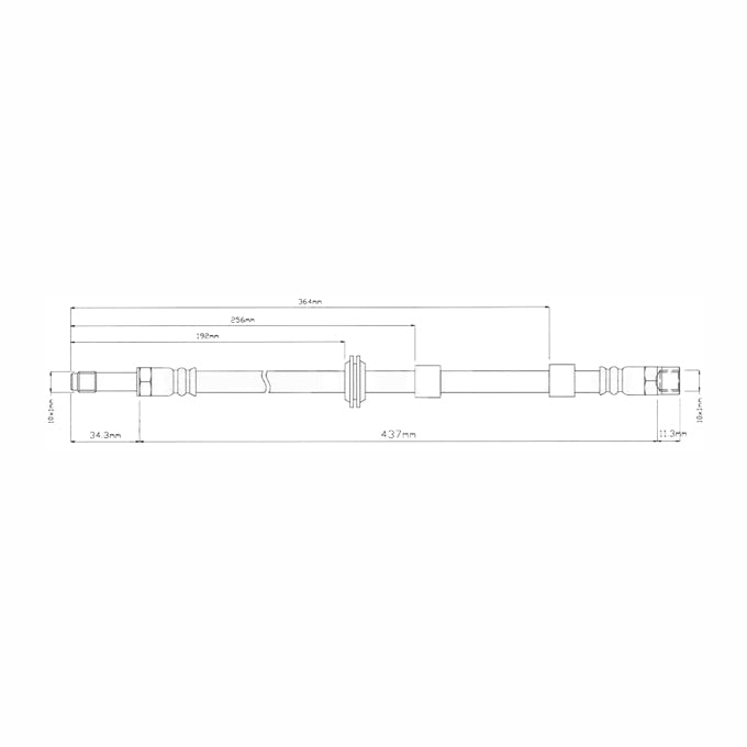 Protex Brake Hose H1667