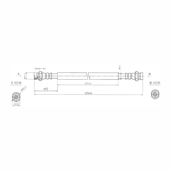 Protex Brake Hose H1669