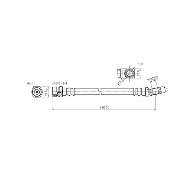 Protex Brake Hose H1679
