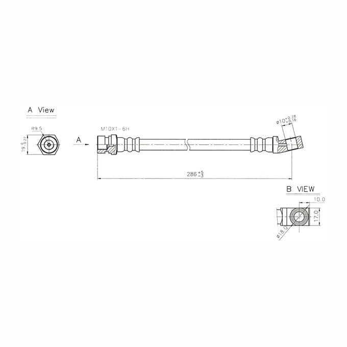 Protex Brake Hose H1680