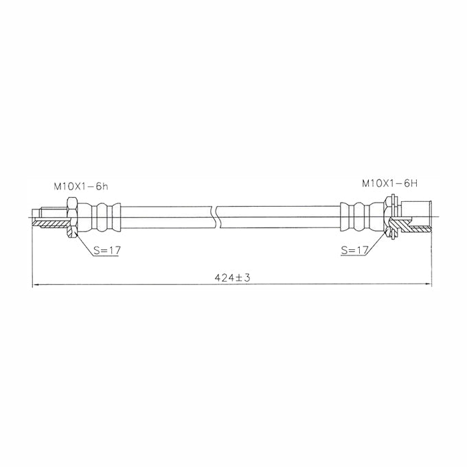 Protex Brake Hose H1708