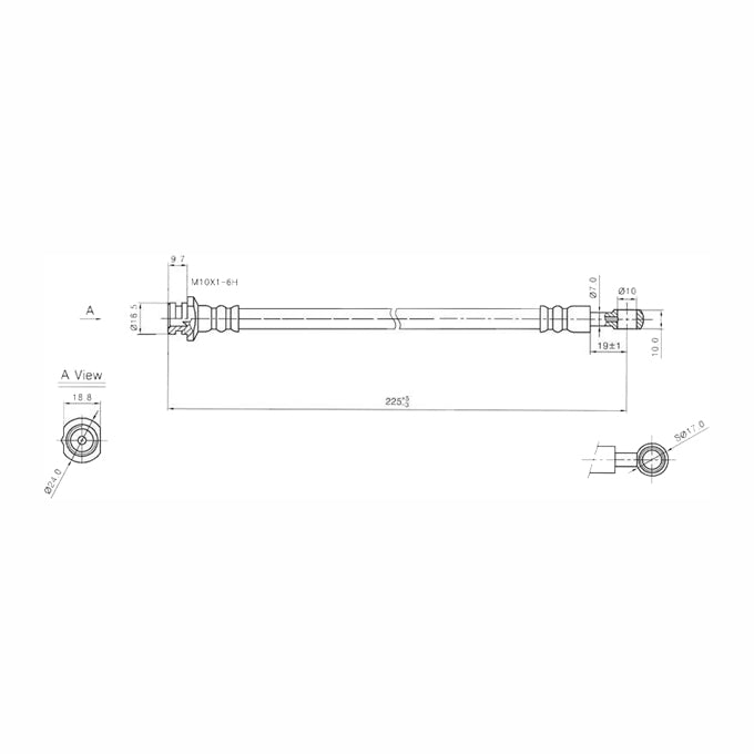 Protex Brake Hose H1717