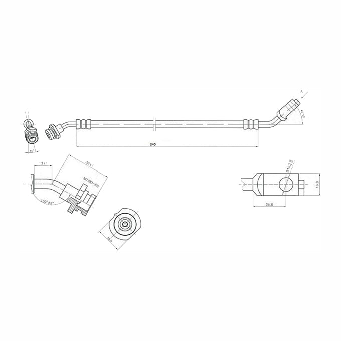 Protex Brake Hose H1723