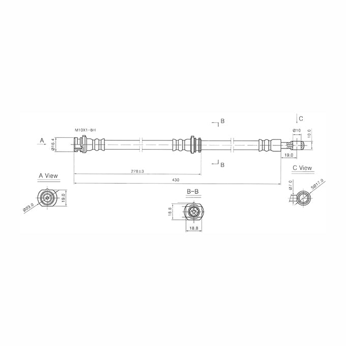 Protex Brake Hose H1773