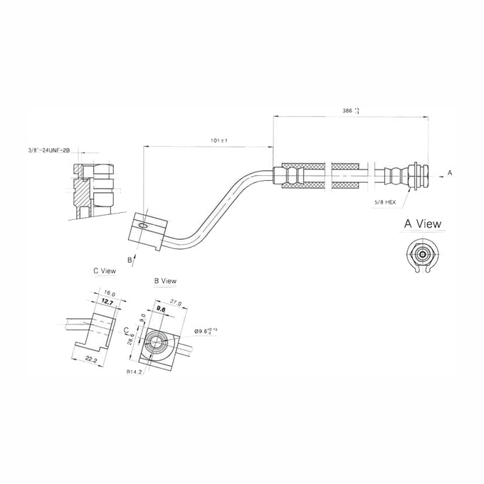 Protex Brake Hose H1775