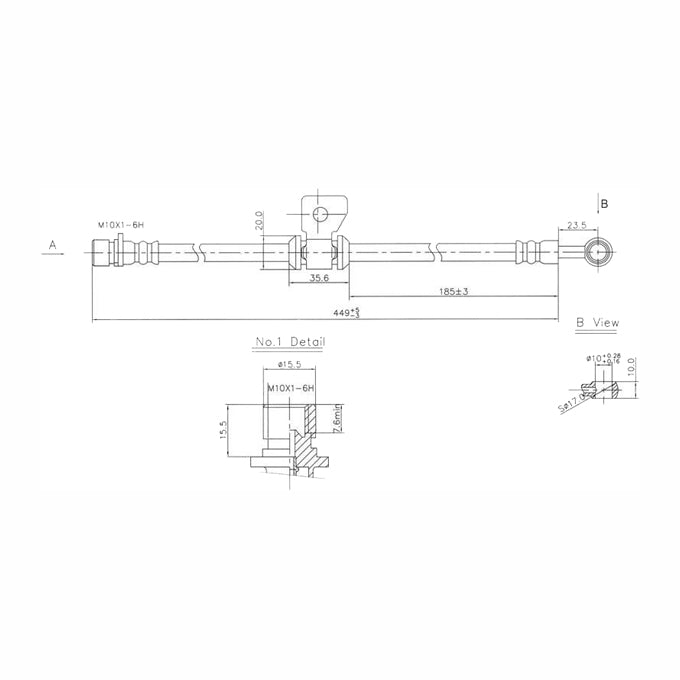 Protex Brake Hose H1783