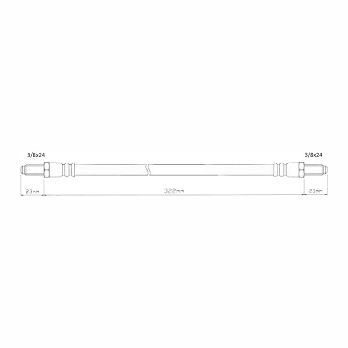 Protex Brake Hose H1784