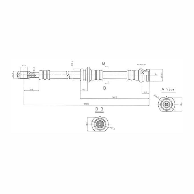 Protex Brake Hose H1786