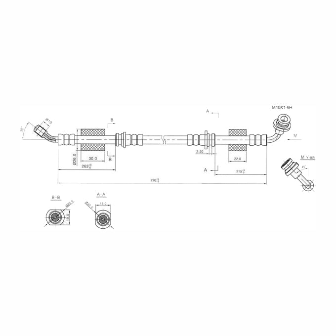 Protex Brake Hose H1796