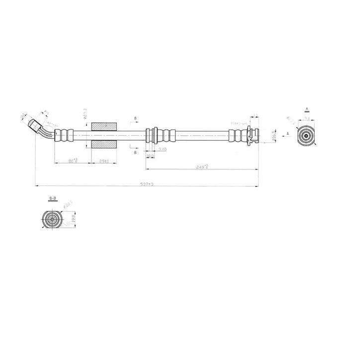 Protex Brake Hose H1797
