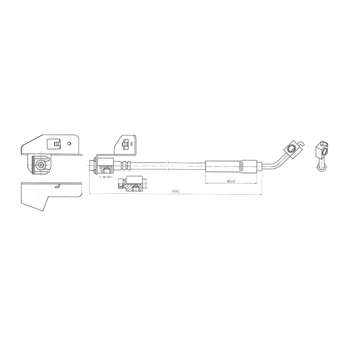 Protex Brake Hose H1865
