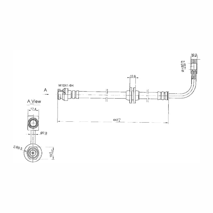 Protex Brake Hose H1868