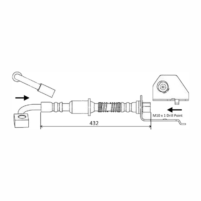 Protex Brake Hose H1905