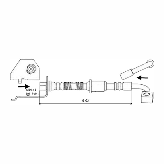 Protex Brake Hose H1906