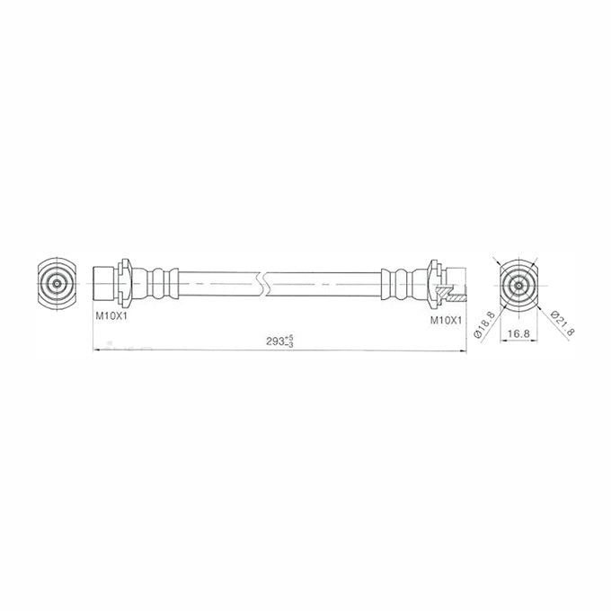 Protex Brake Hose H2022