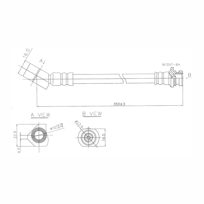 Protex Brake Hose H3013