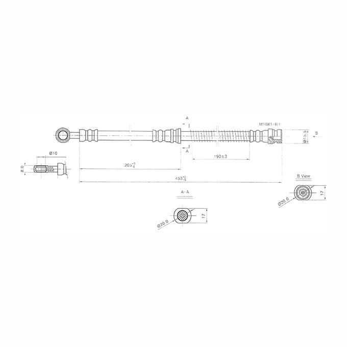 Protex Brake Hose H3035