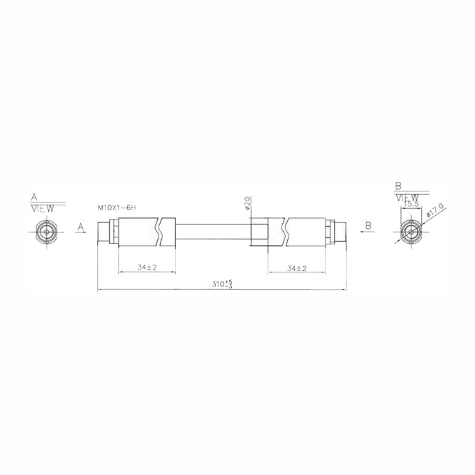 Protex Brake Hose H3054