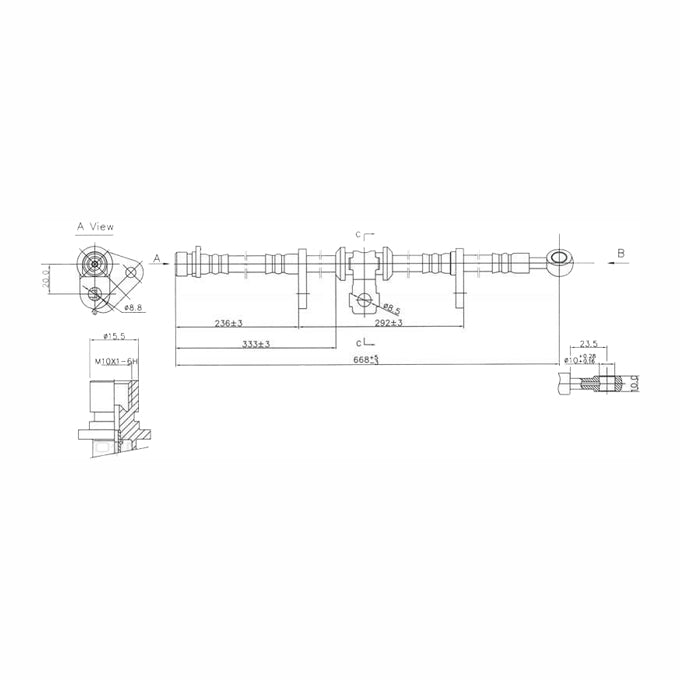 Protex Brake Hose H3079
