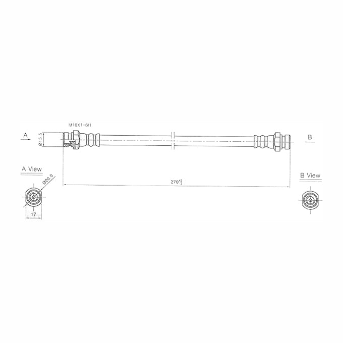 Protex Brake Hose H3081