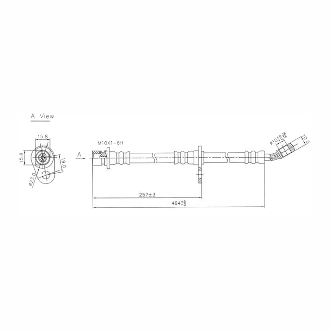 Protex Brake Hose H3085