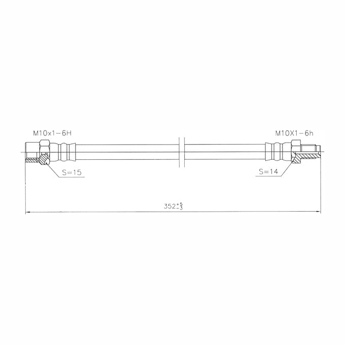 Protex Brake Hose H3166
