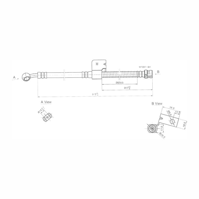 Protex Brake Hose H3197