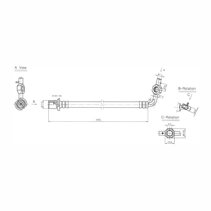 Protex Brake Hose H3269